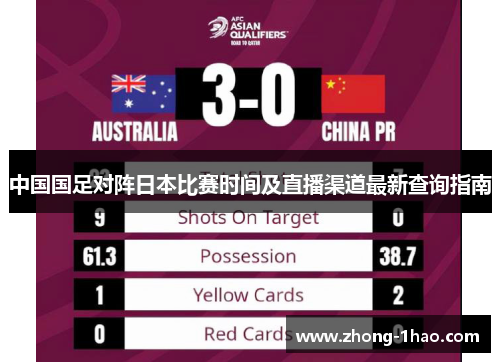 中国国足对阵日本比赛时间及直播渠道最新查询指南